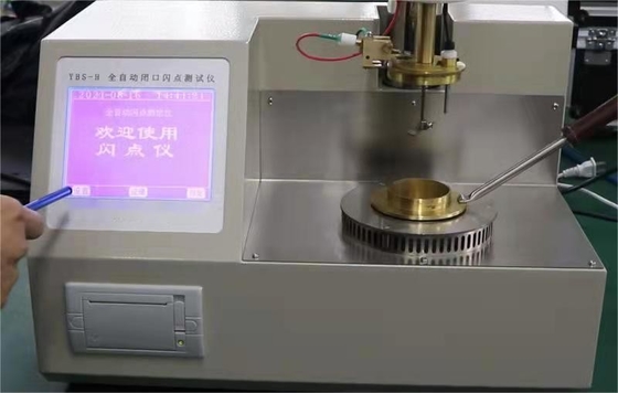เครื่องทดสอบจุดวาบไฟ 220V ที่มีความแม่นยำสูงและจอแสดงผล 260