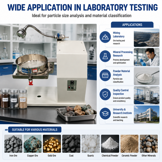 SZ-Φ200 Laboratory Vibrating Sieve Shaker applications
